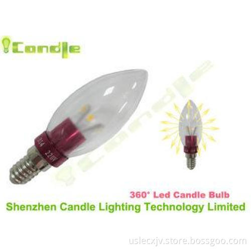 Integrated Cold Forging Of Radiator 360 Led Bulb Red Point
